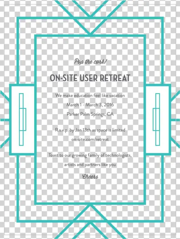 On Site User Retreat Invitation