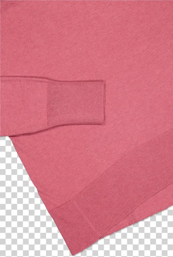 Raglan Standneck Sweater Rosebud Heather