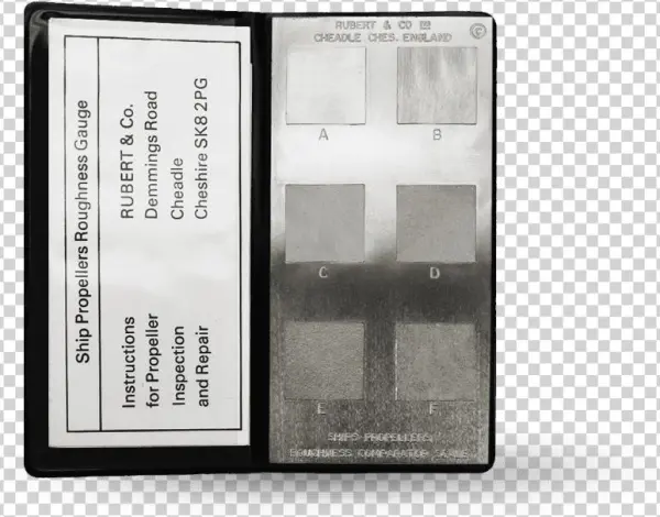 Ship Propeller Roughness Comparators