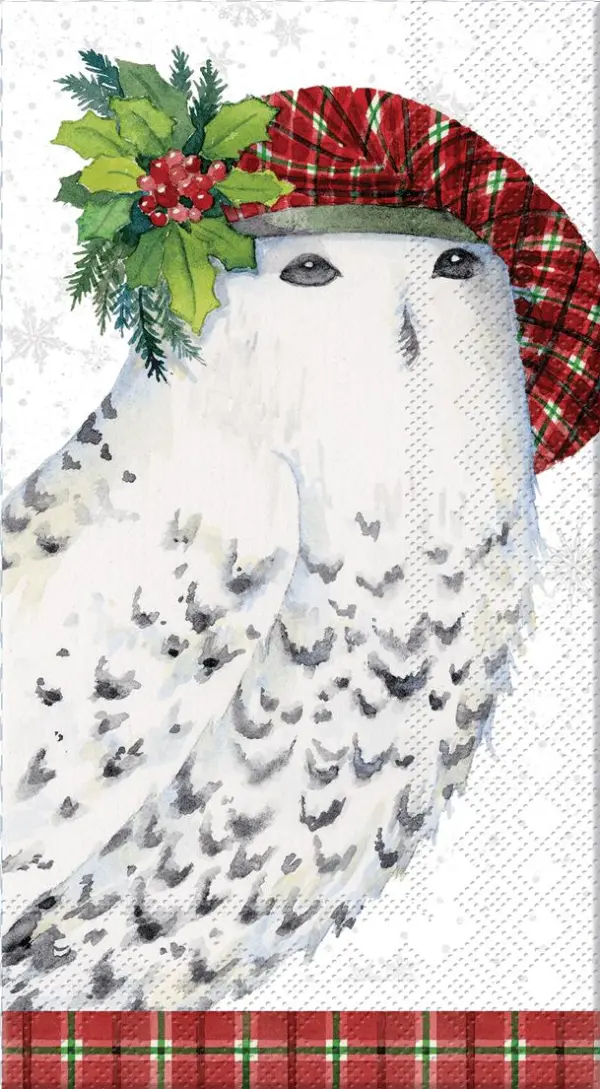Snowy Friends Guest Towels