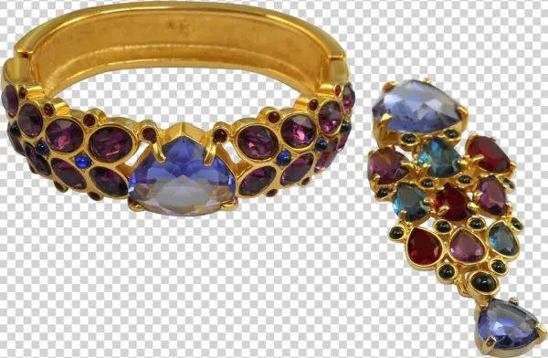 Swarovski Bracelet & Brooch Set