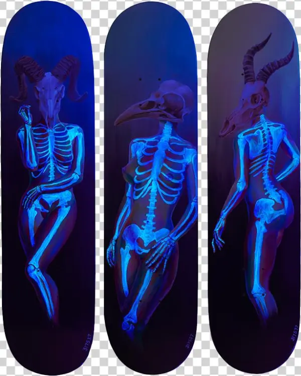 Death Of Venus Under Blacklight