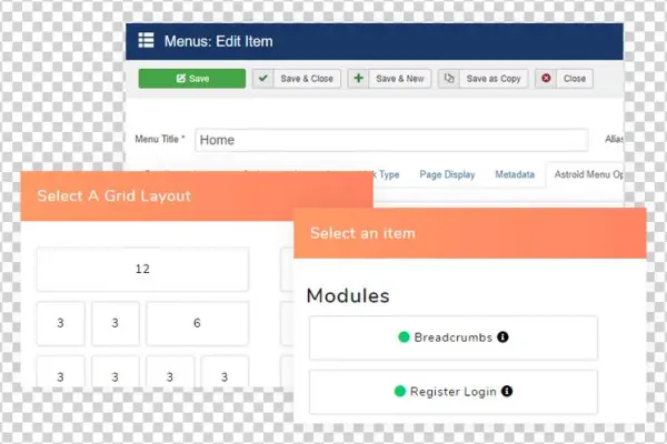 Mega Menu Builder