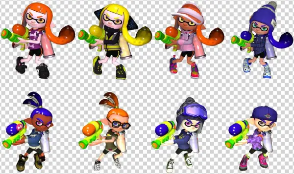 My Splatoon 1 Oc Skins By Fairy27main
