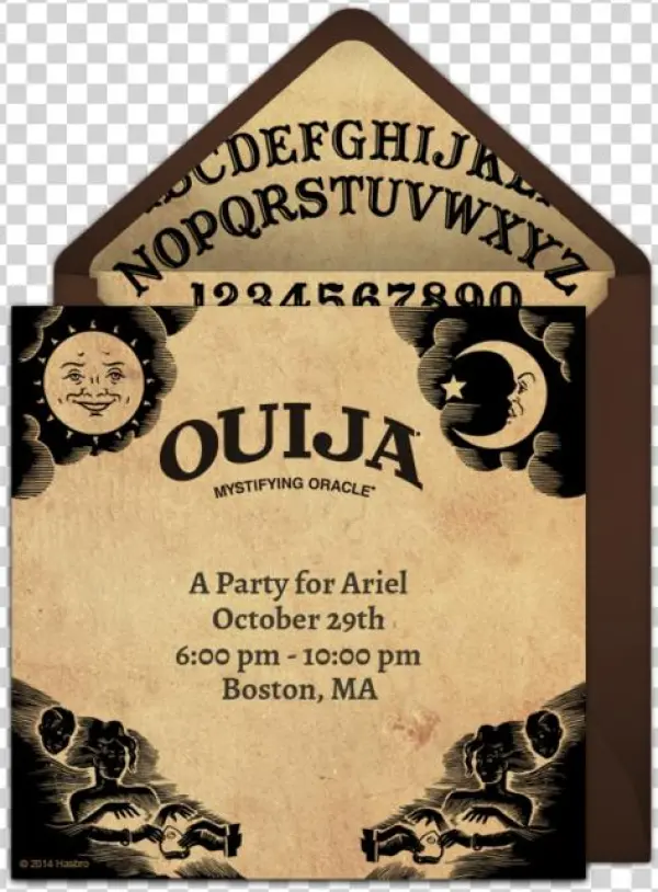 Ouija Fright Night Online Invitation