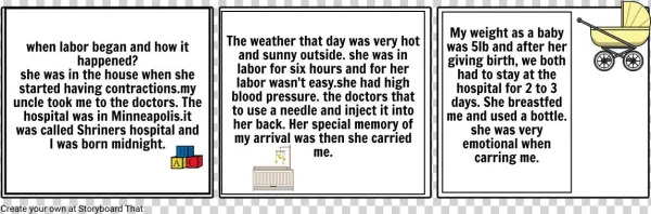 The Story Of My Birth