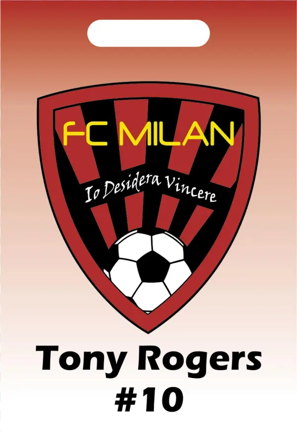 Un5503 Fc Milan Luggage Tag