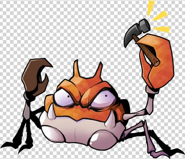 Krabby Used Crabhammer By Edmoffatt