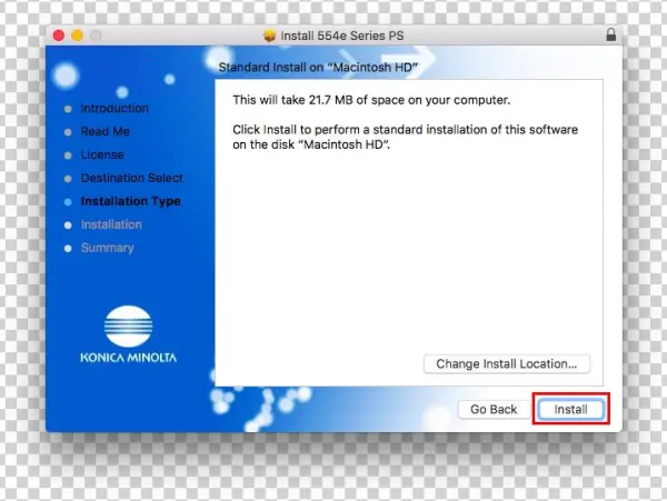 Mac Print Konicainstall 1