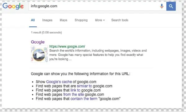 Get Info About A Website