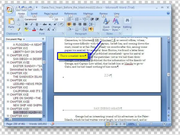 [msword 2007 Marked Text For Index]