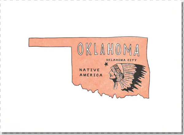 Oklahoma State Print