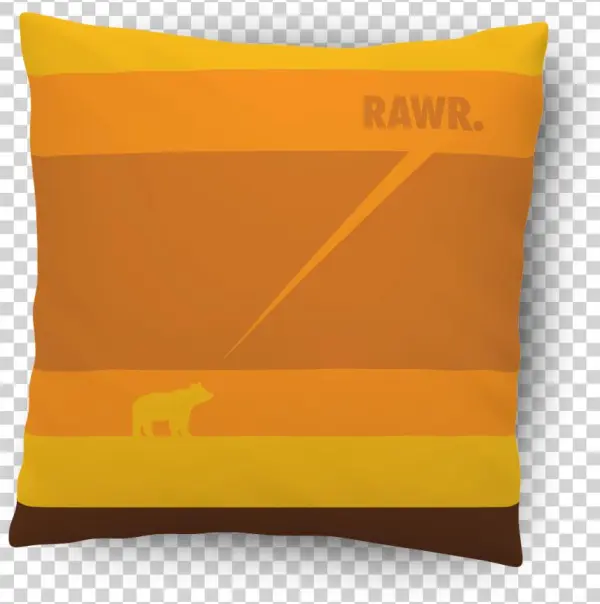 Rawr Pillow