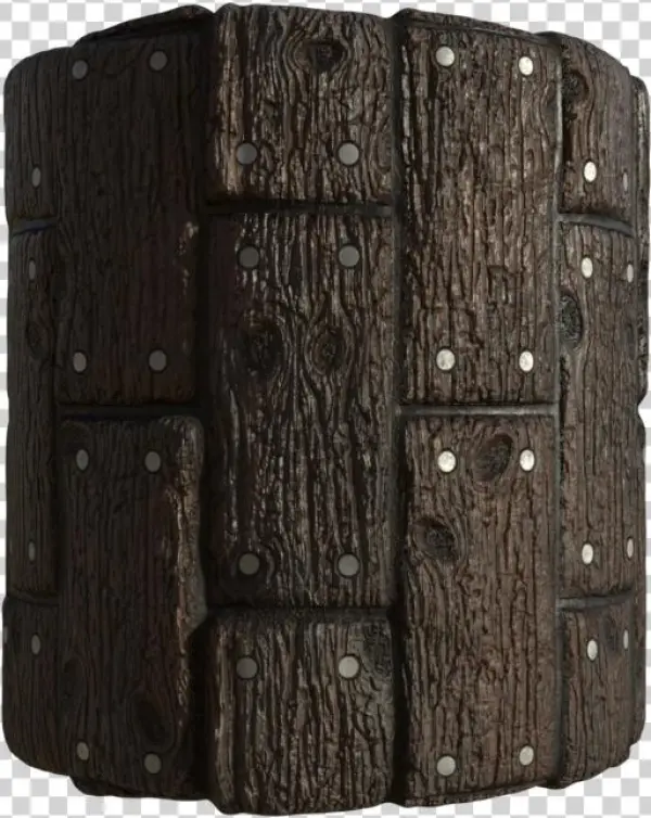 Brown Aged Wood Render V3