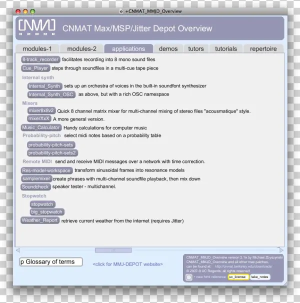 Depot Overview Apps