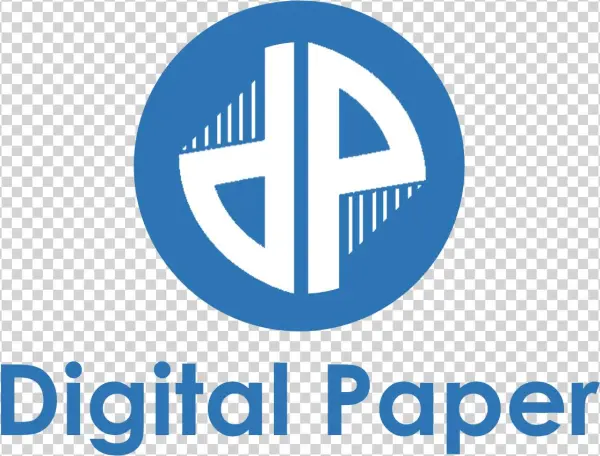 Digital Paper Logo With Name