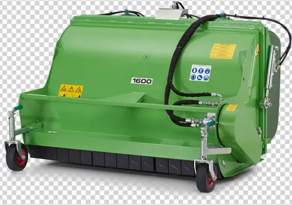 Flail Mower With Collecting Tray