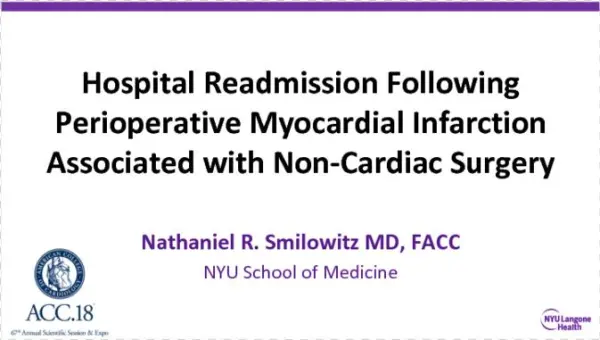 Hospital Readmission Following Perioperative Myocardial