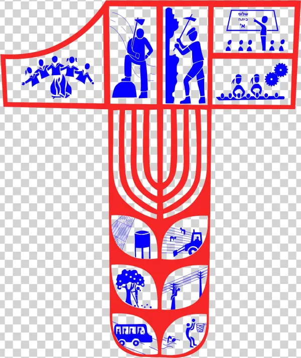 Labor Israeli Movment In Histadrut Hammer Old Symbol
