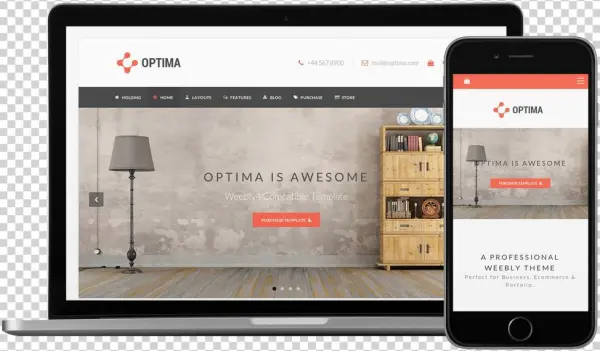 Optima Responsive Weebly Template Orig Templates Free