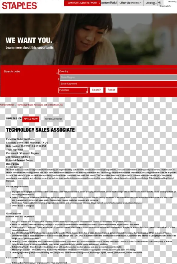 Technology Sales Associate