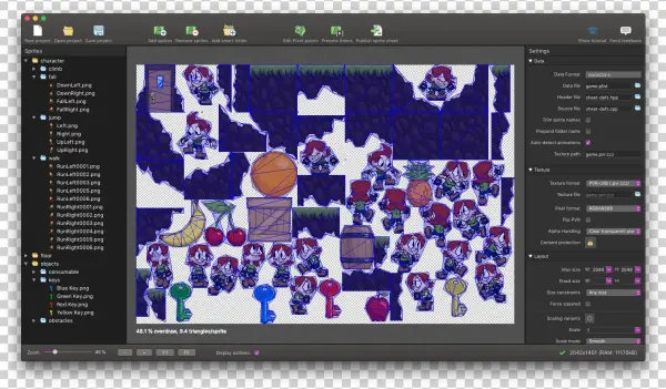 Texturepacker With Cocos2d X Project, Macos Mojave