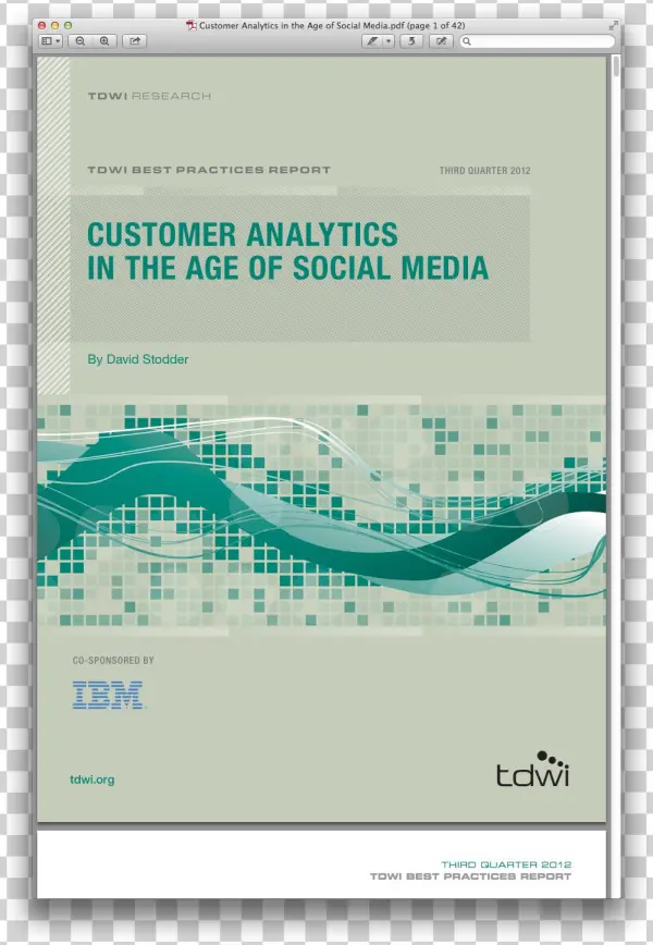 Customer Analytics In The Age Of Social Media - Renault
