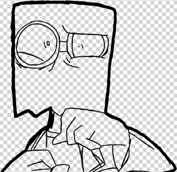Dr - Flug - Line Art