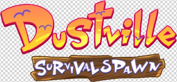 Dustville Survival Spawn Logo - Calligraphy