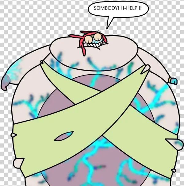 Infected Meow - Cartoon