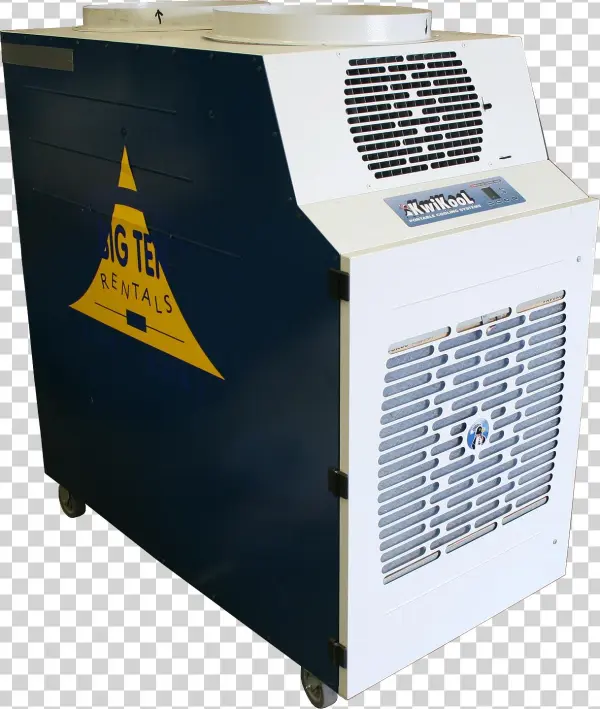 Side Of The Portable Kwikool A/c Unit