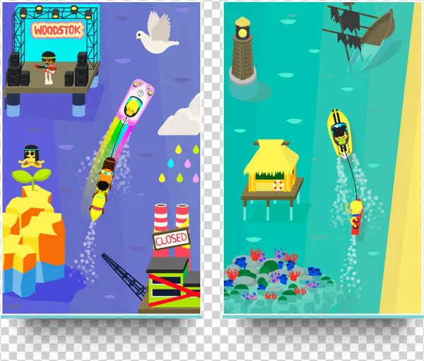 Simple And Amusing Game That Has A - Illustration