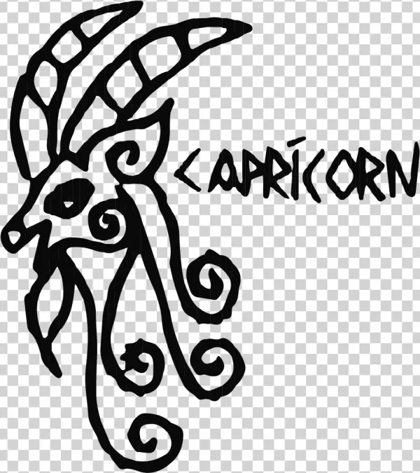 Capricorn Embroidery - Embroidery - Illustration