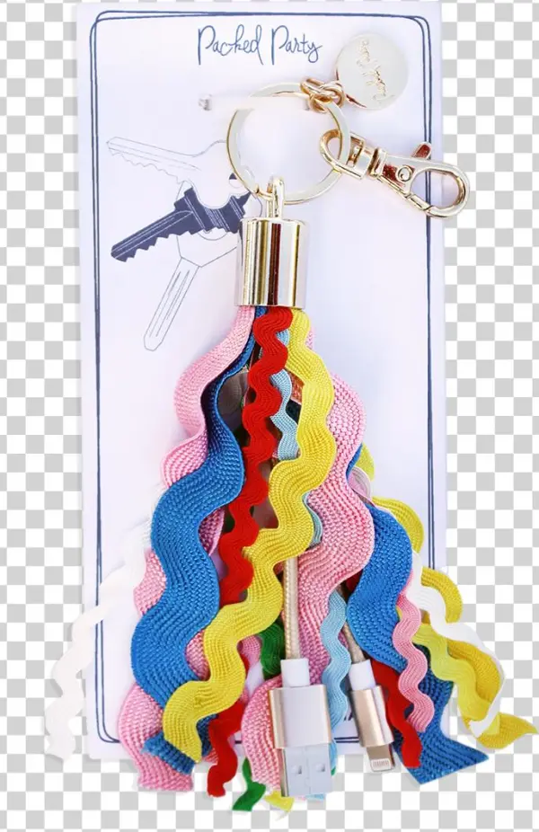Charging Cord Keychain - Earrings
