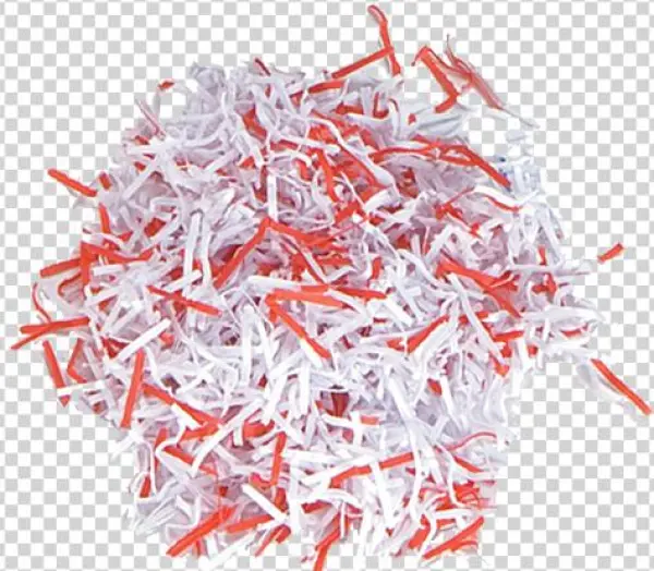 Cross Cut Shredding - Orange