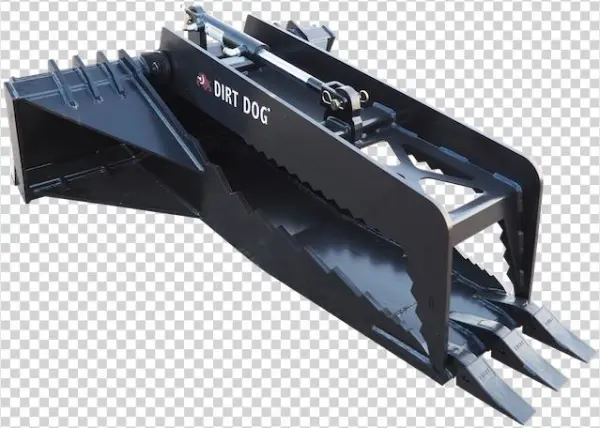 Dirt Dog Stump Bucket And Grapple - Weapon