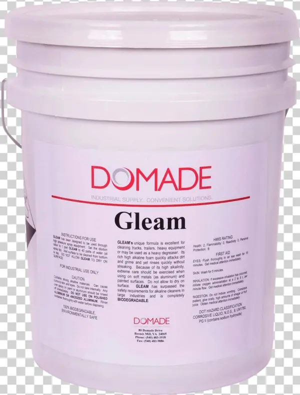 Domade Gleam, Hd Alkaline Cleaner/degreaser, 1x6gl - Eitan Yardeni