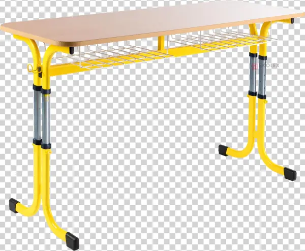 Height-adjustable School Desk Lux - Schul Tisch Mit Ablage