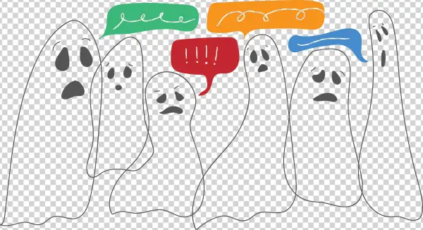 I Never Believed That Ghosts Were Real Until The Day - Cartoon