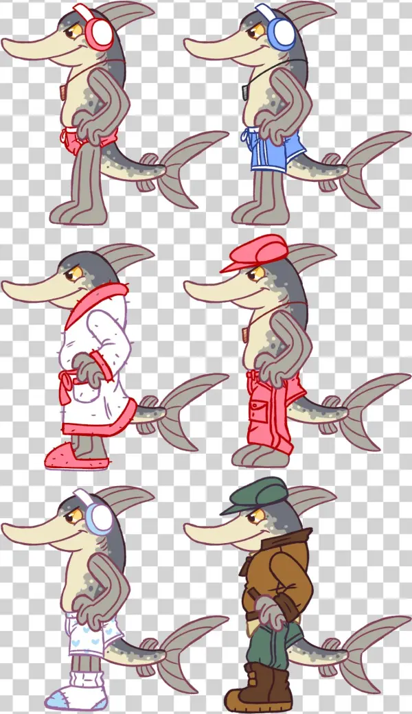 Swordfish Alts - Cartoon