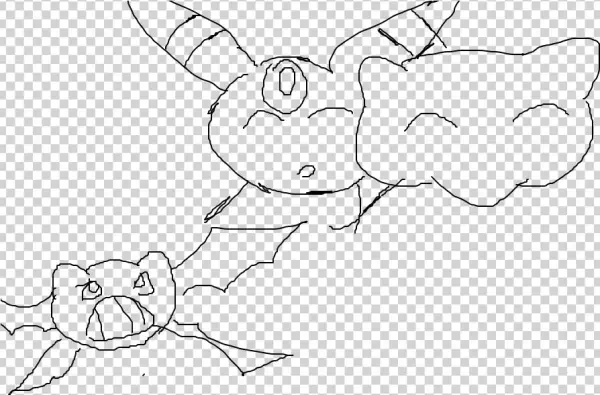 Crobat - Line Art