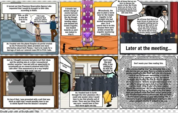 Dark Plasma Storyboard Part - Cartoon