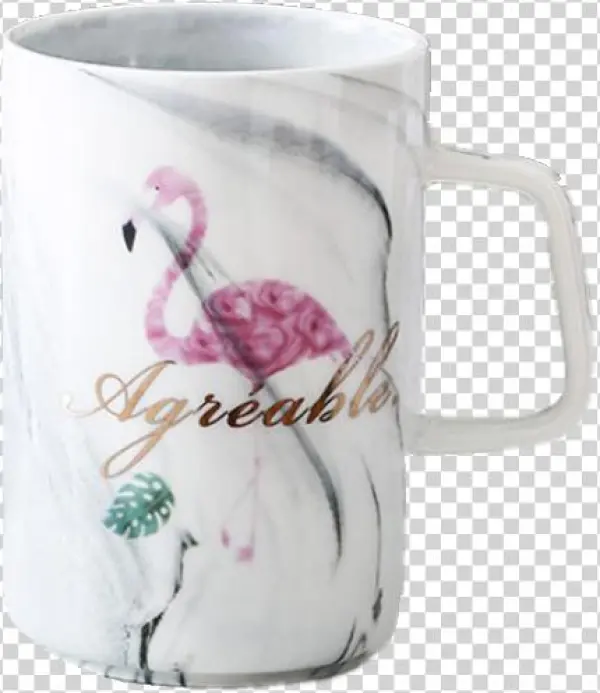 Ecológico Efecto Marmoleado Taza De Café Personalizada - Ceramic