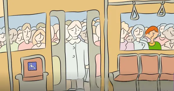 To The Train Station Employee Who Wouldn't Acknowledge - Cartoon