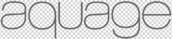 Transparent Aquage Logo Grey