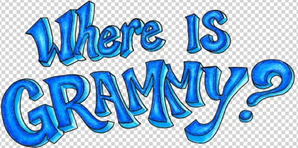 Whereisgrammy Logo Colored - Calligraphy