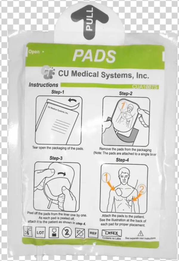 Adult) -  -  - Electrodos Desfibrilador Cu Sp1