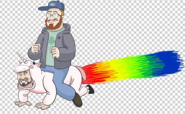 Also Drew This As My End Credit Piece But Unsure If - Cartoon