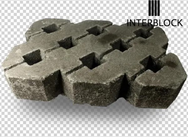 Grassblock 8 Lubang - Cobblestone
