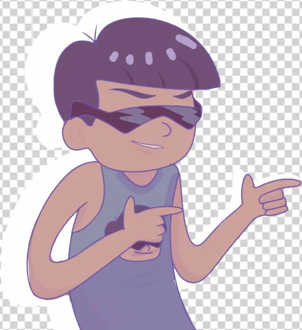 I Just Wanna Be A Cool Boi Like Him - Cartoon